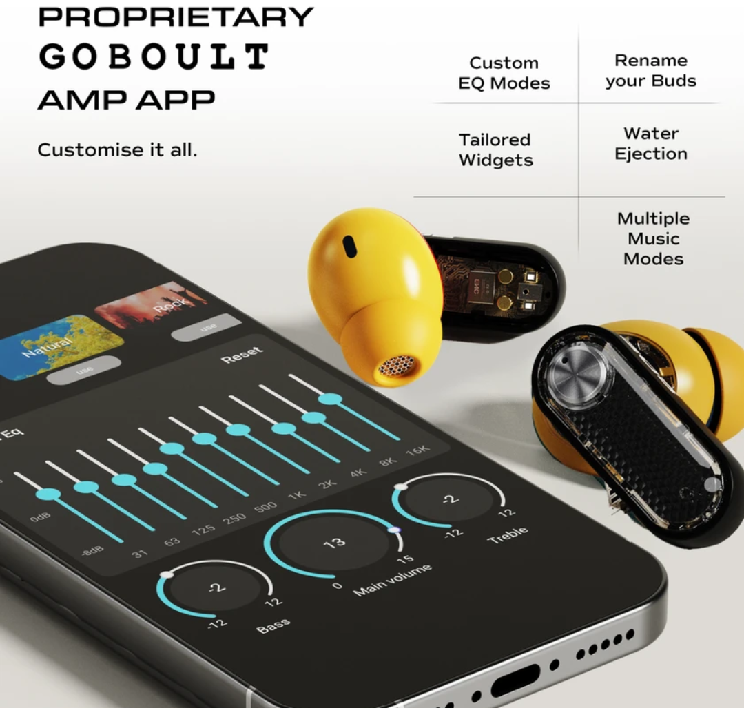 Mustang 302 Gaming Earbuds – Premium Transparent Design | Deep Bass | Bluetooth 5.4