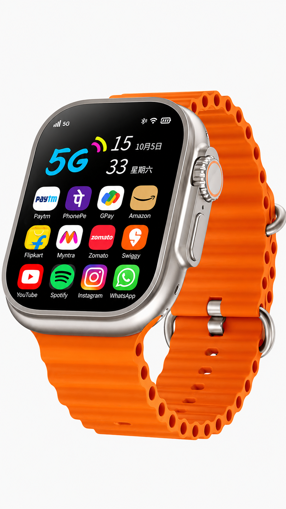Ultra Smartwatch with Bluetooth Calling & App Support | HD Display Smart Watch for Men & Women
